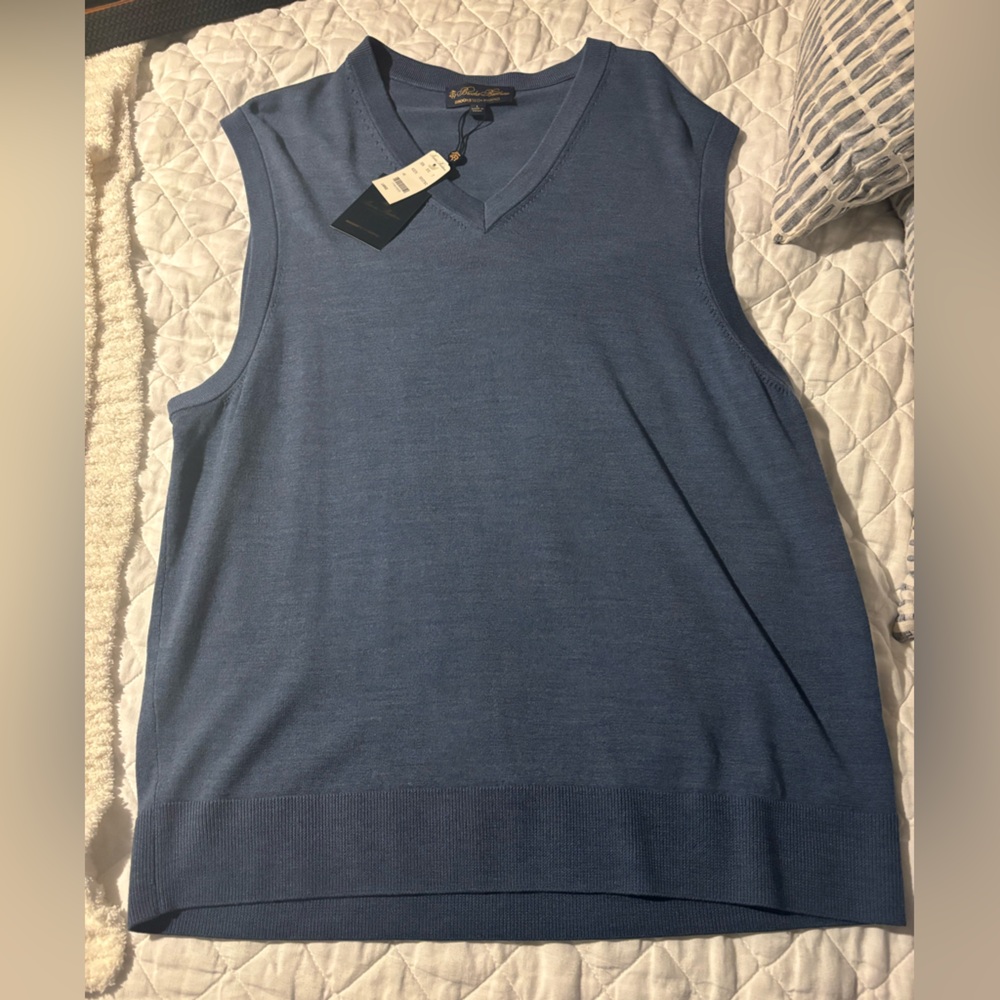 Brooks Brothers Blue Vest